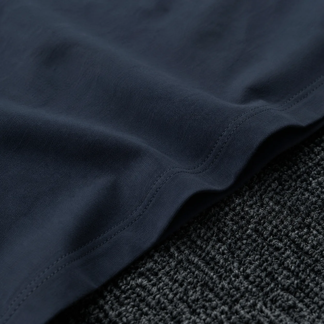 Black Cotton T-Shirt sample view 4