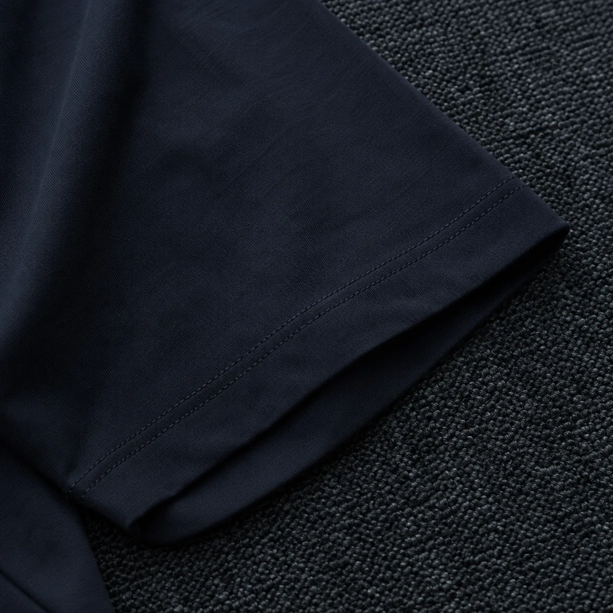 Black Cotton T-Shirt sample view 5