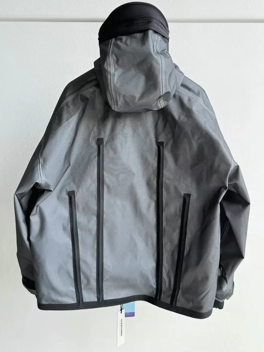 Technical outerwear jacket sample