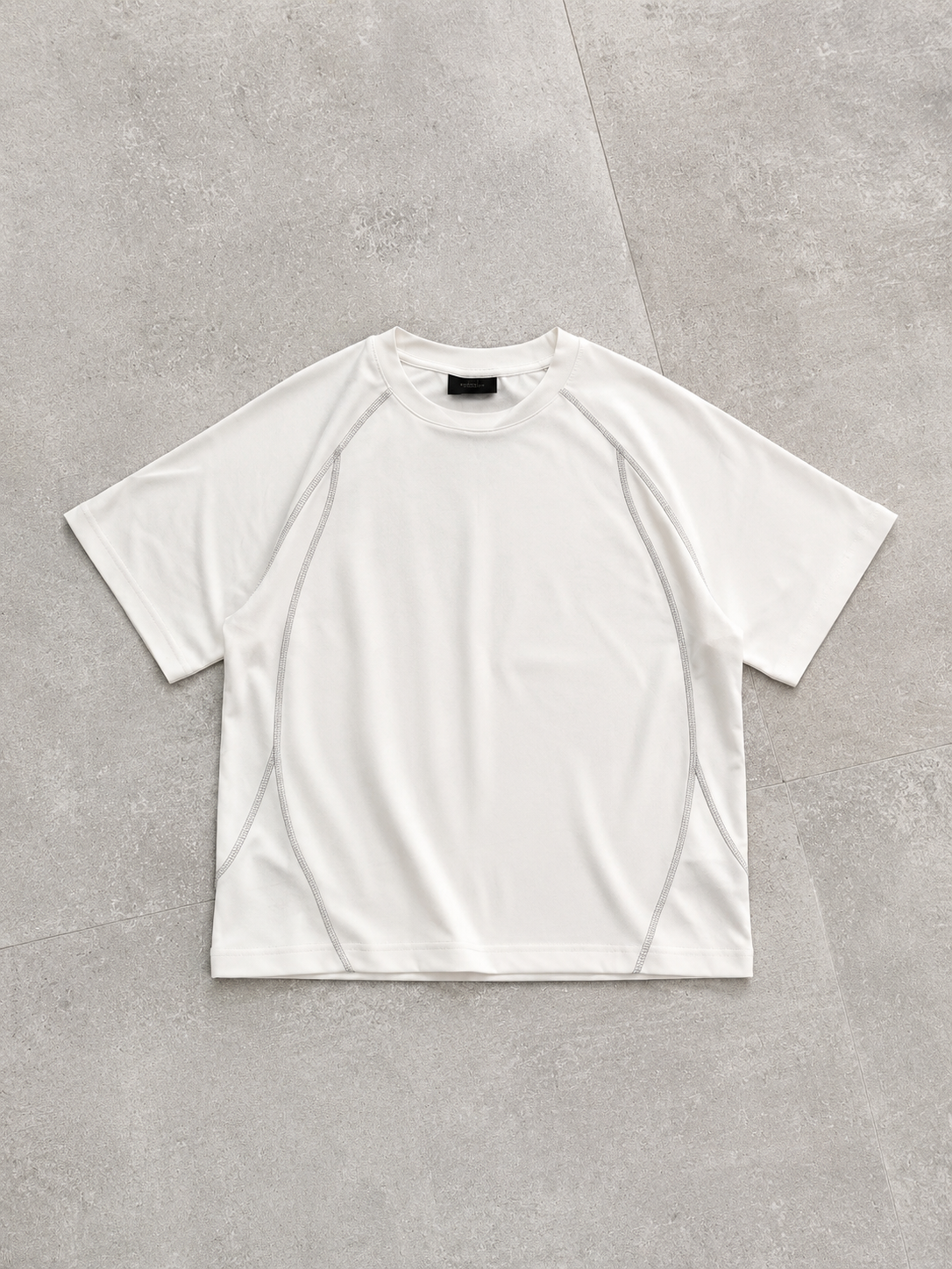 White custom T-shirt sample