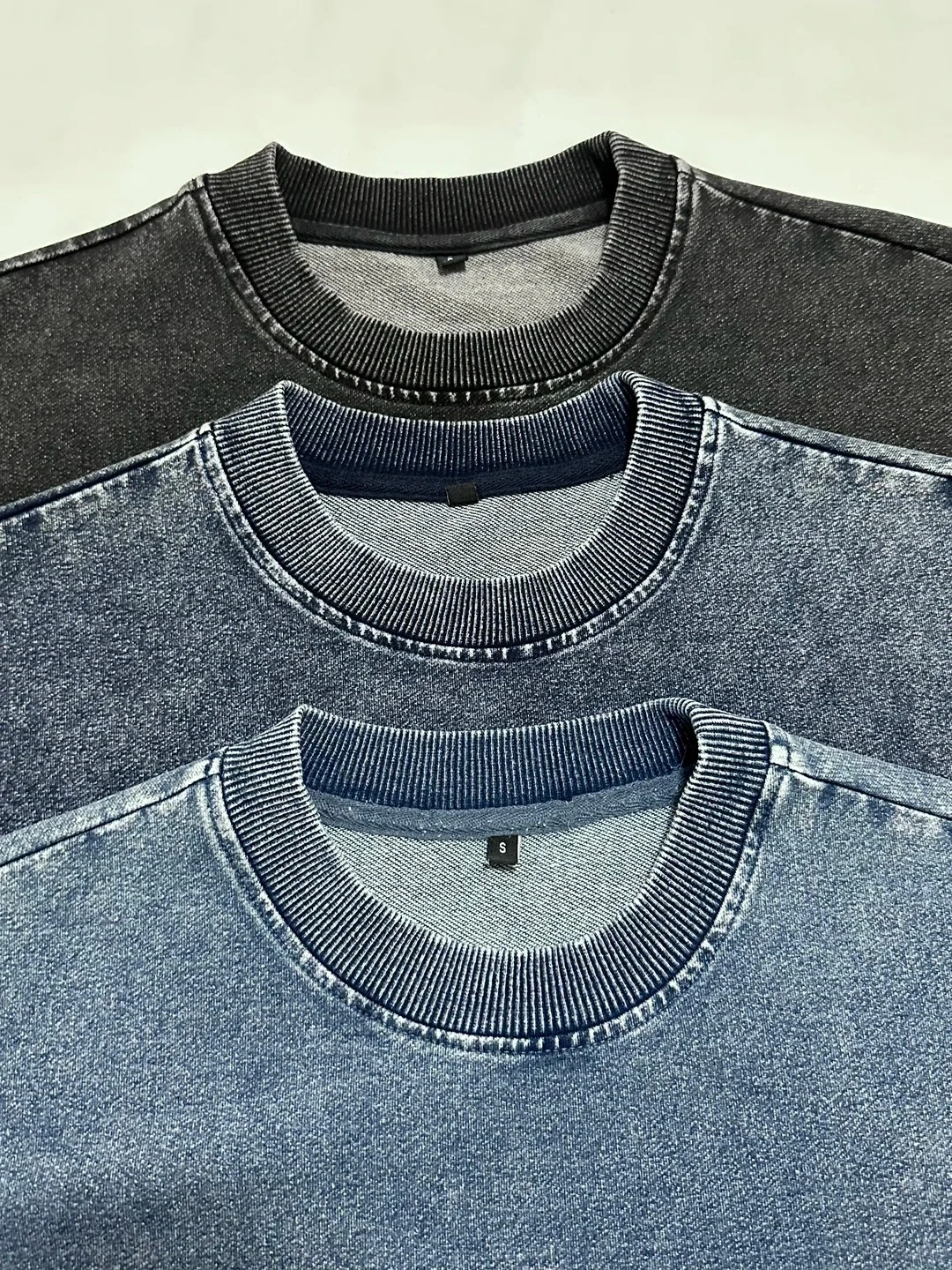 Washed neckline comparison