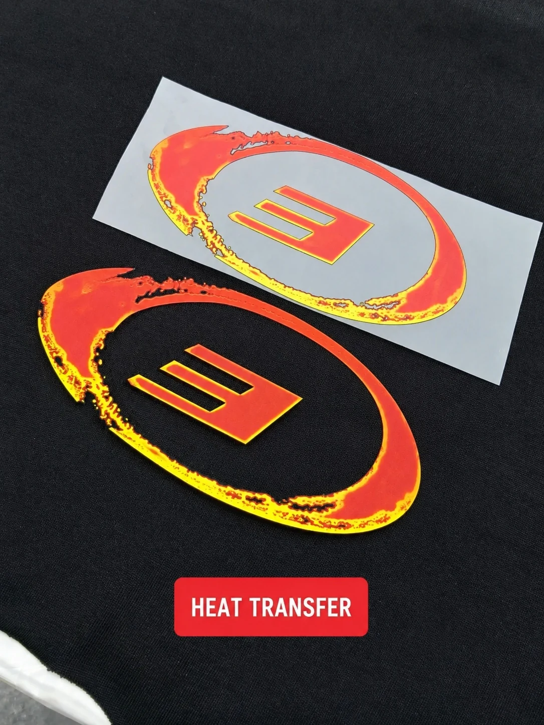 Heat transfer decoration example