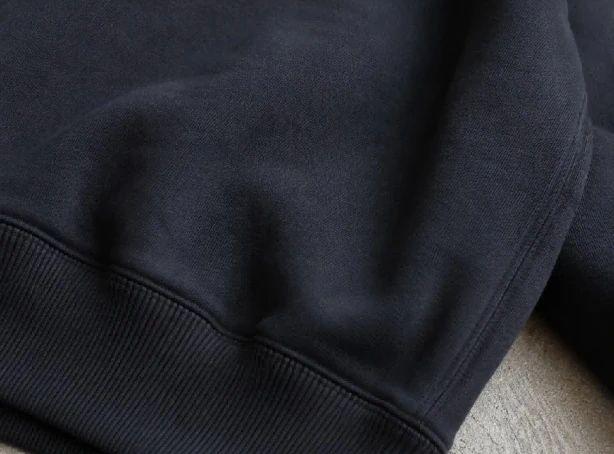 Heavyweight hoodie seam detail