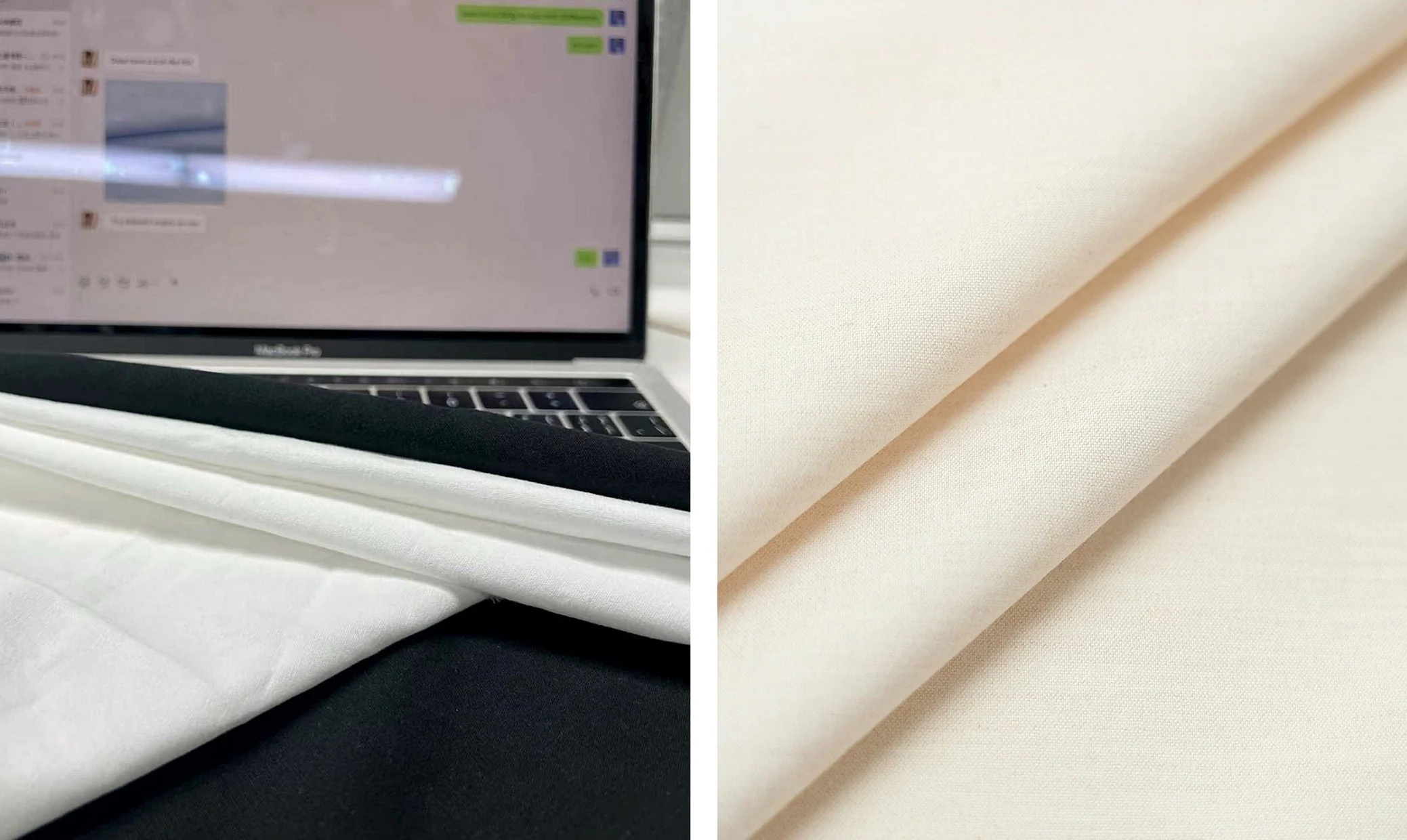 White shirt fabric reference
