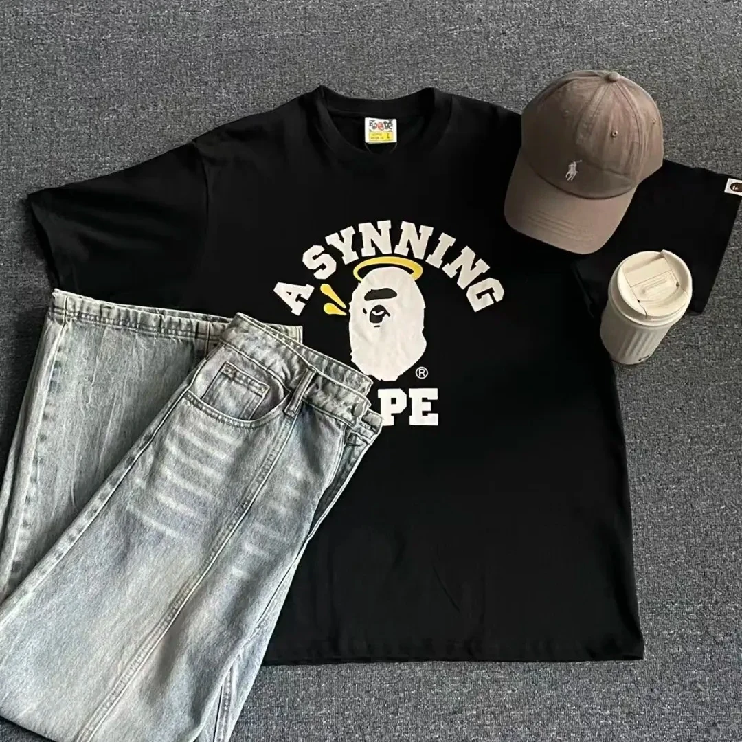 Flat-lay graphic T-shirt