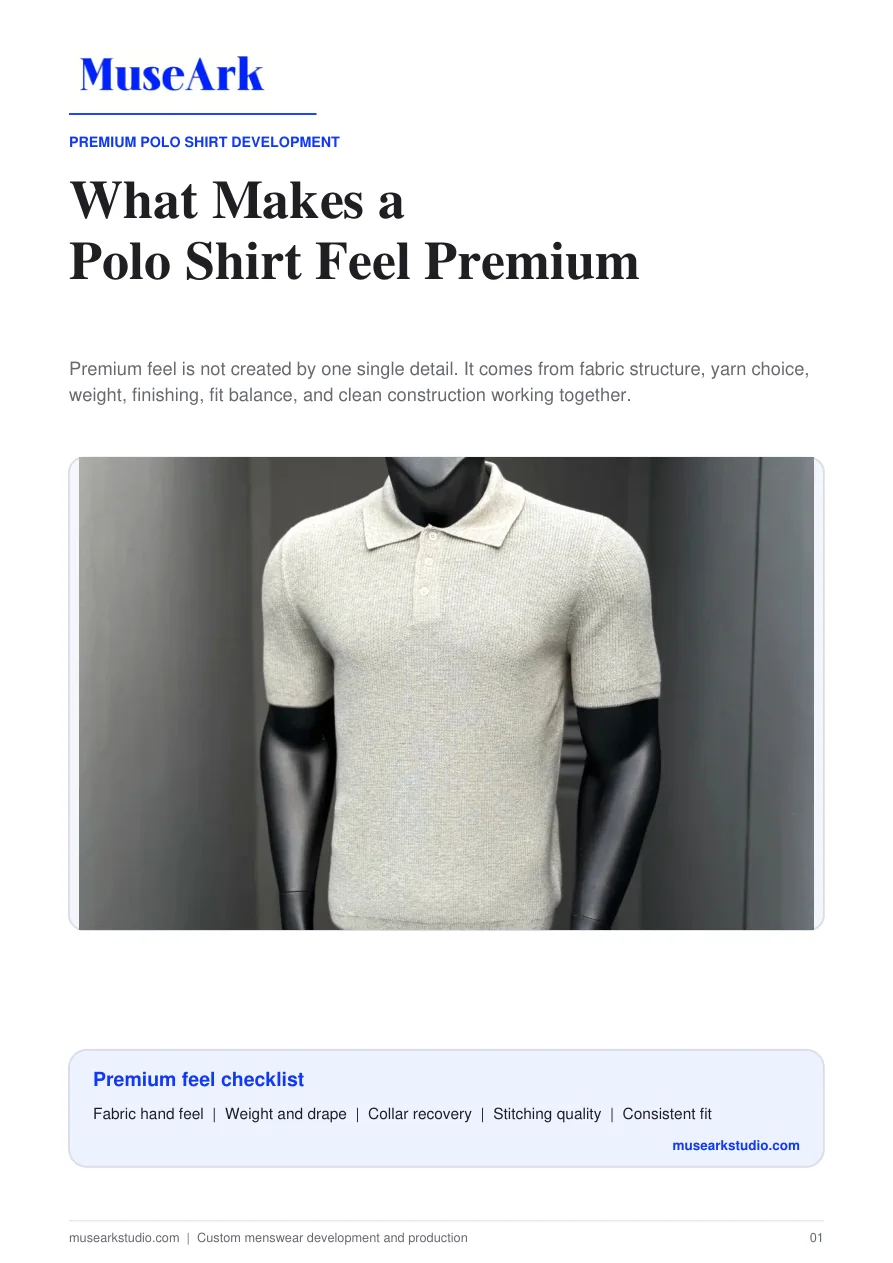 What Makes a Polo Shirt Feel Premium PDF cover