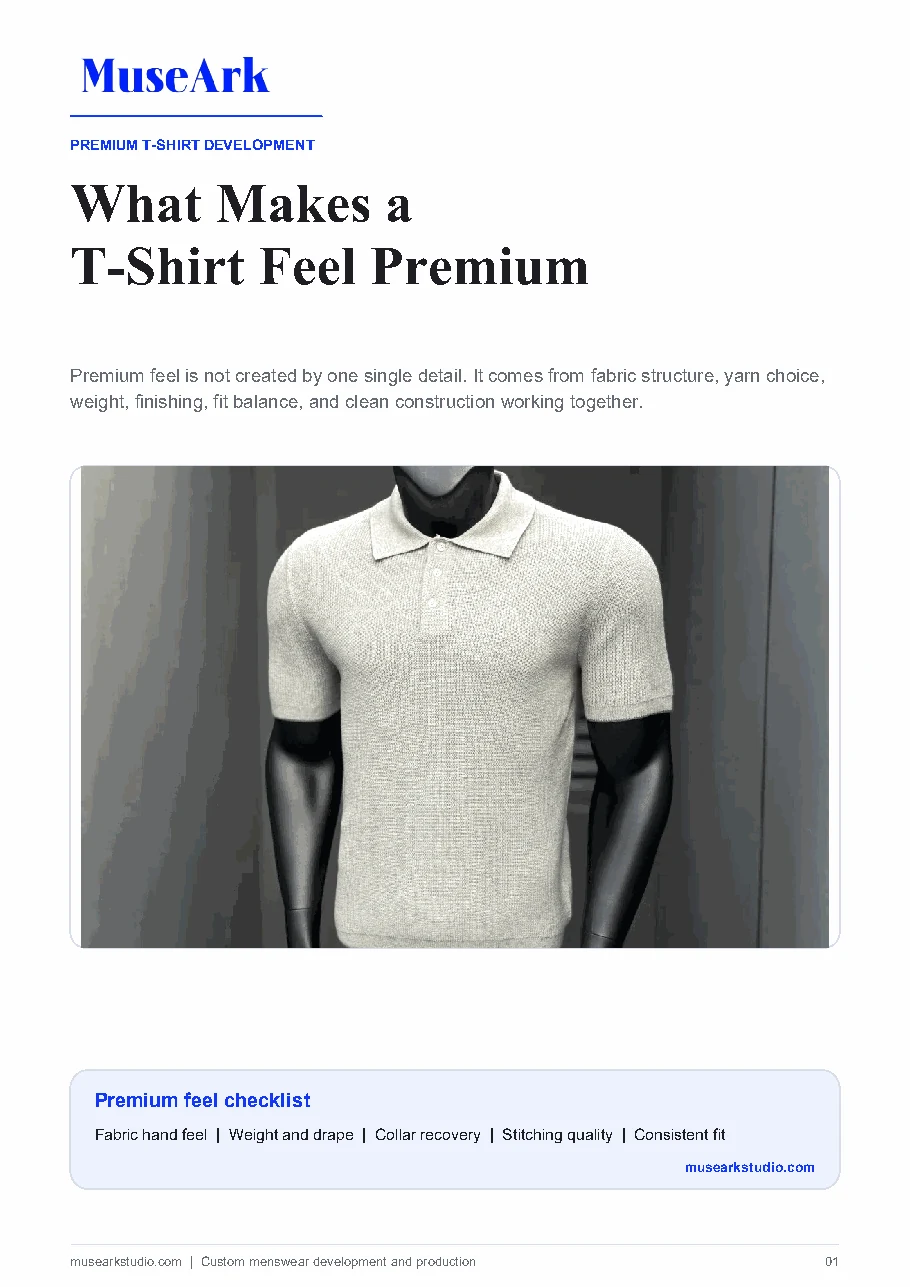What Makes a T-Shirt Feel Premium PDF cover