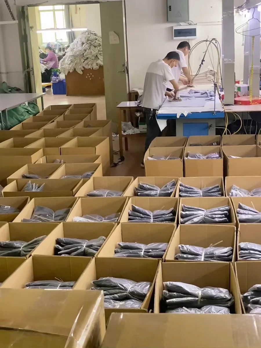 Garment packaging quality inspection