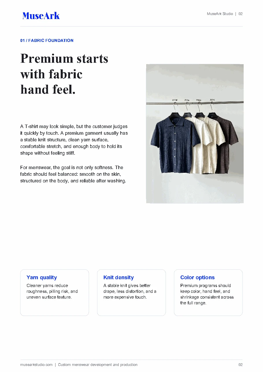 What Makes a T-Shirt Feel Premium article page 2