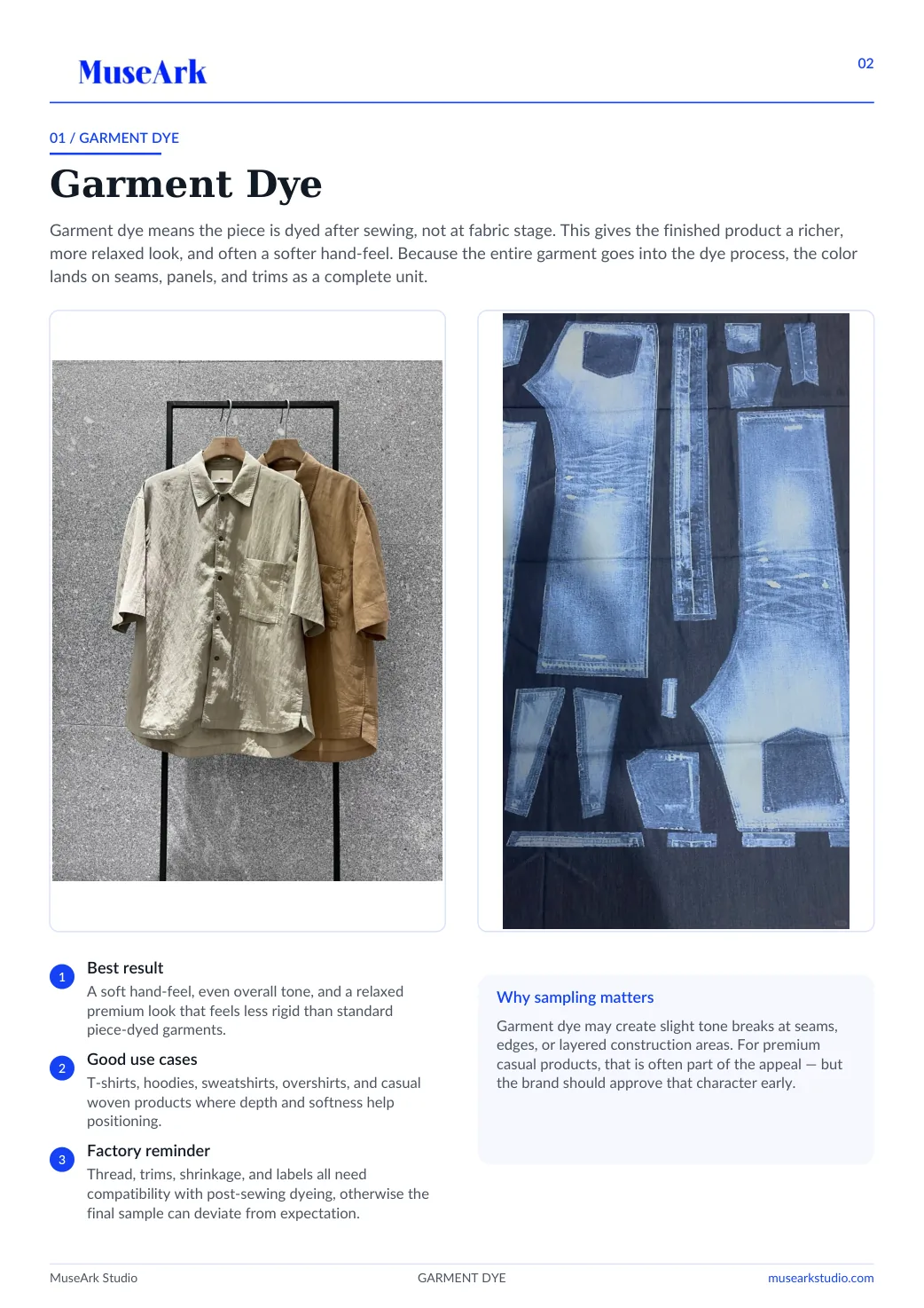 Garment Dye, Pigment Wash, Enzyme Wash: What's the Difference? original article page 2