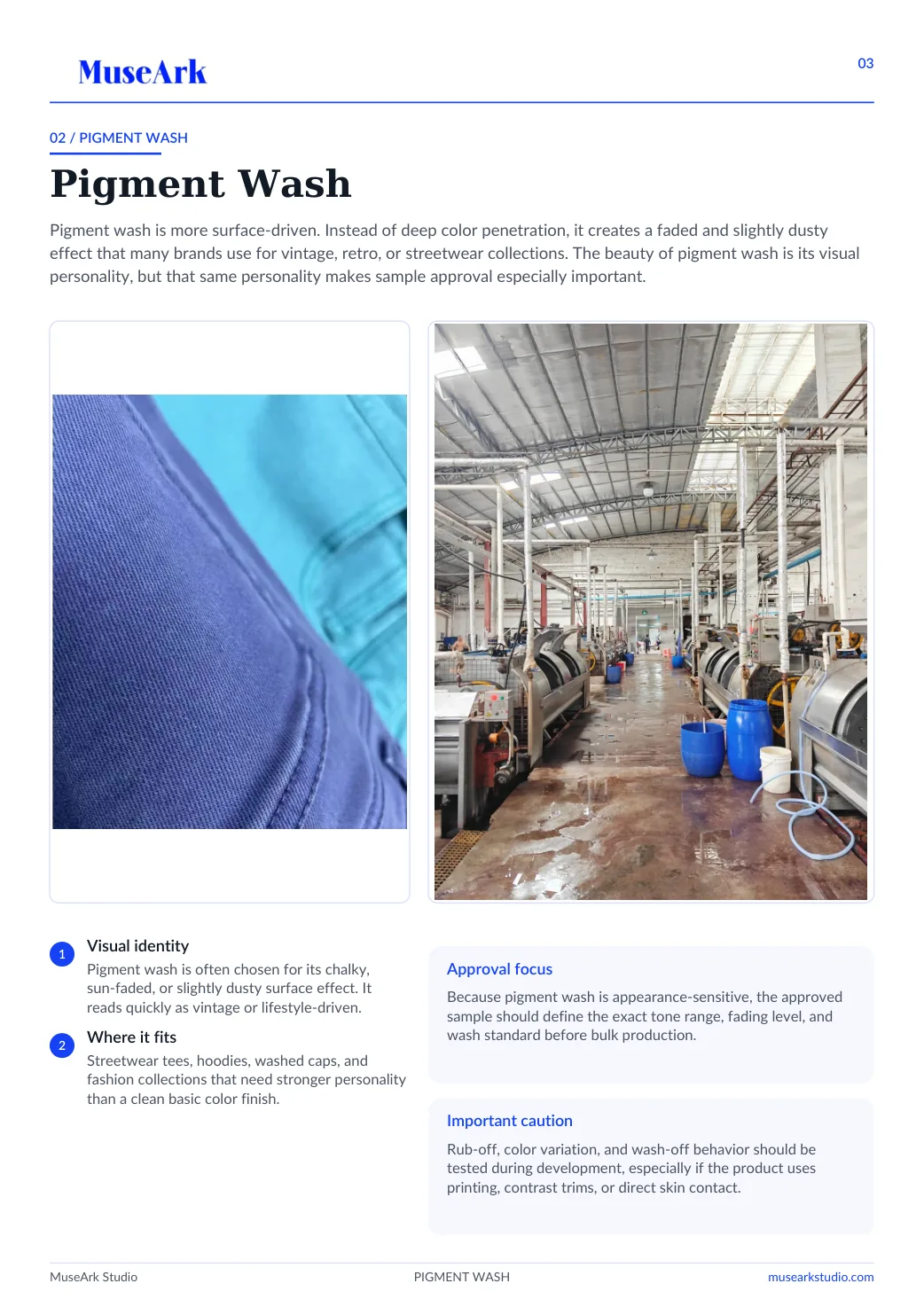 Garment Dye, Pigment Wash, Enzyme Wash: What's the Difference? original article page 3