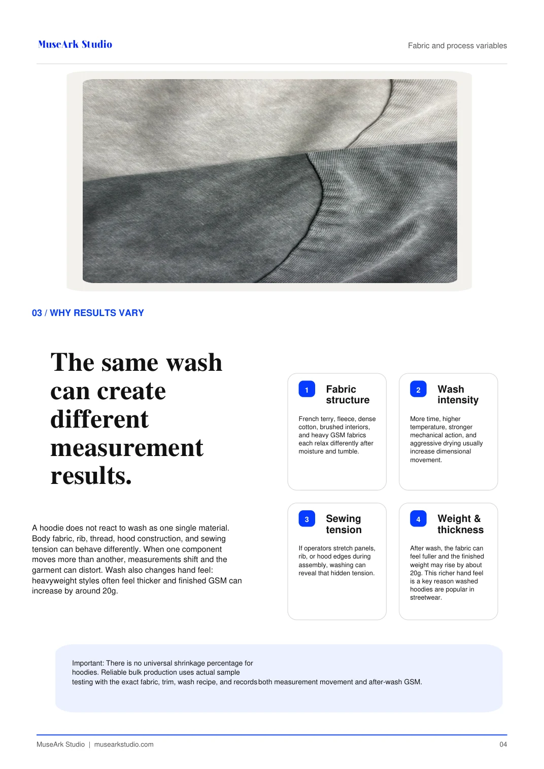 Garment wash hoodie measurements article page 4