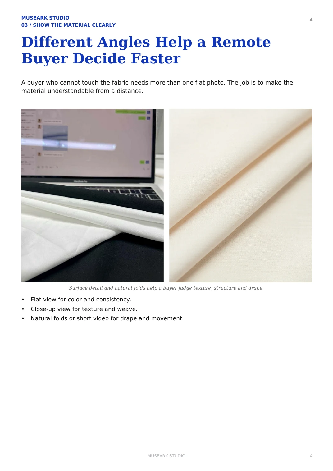 Factory information before sampling article page 4