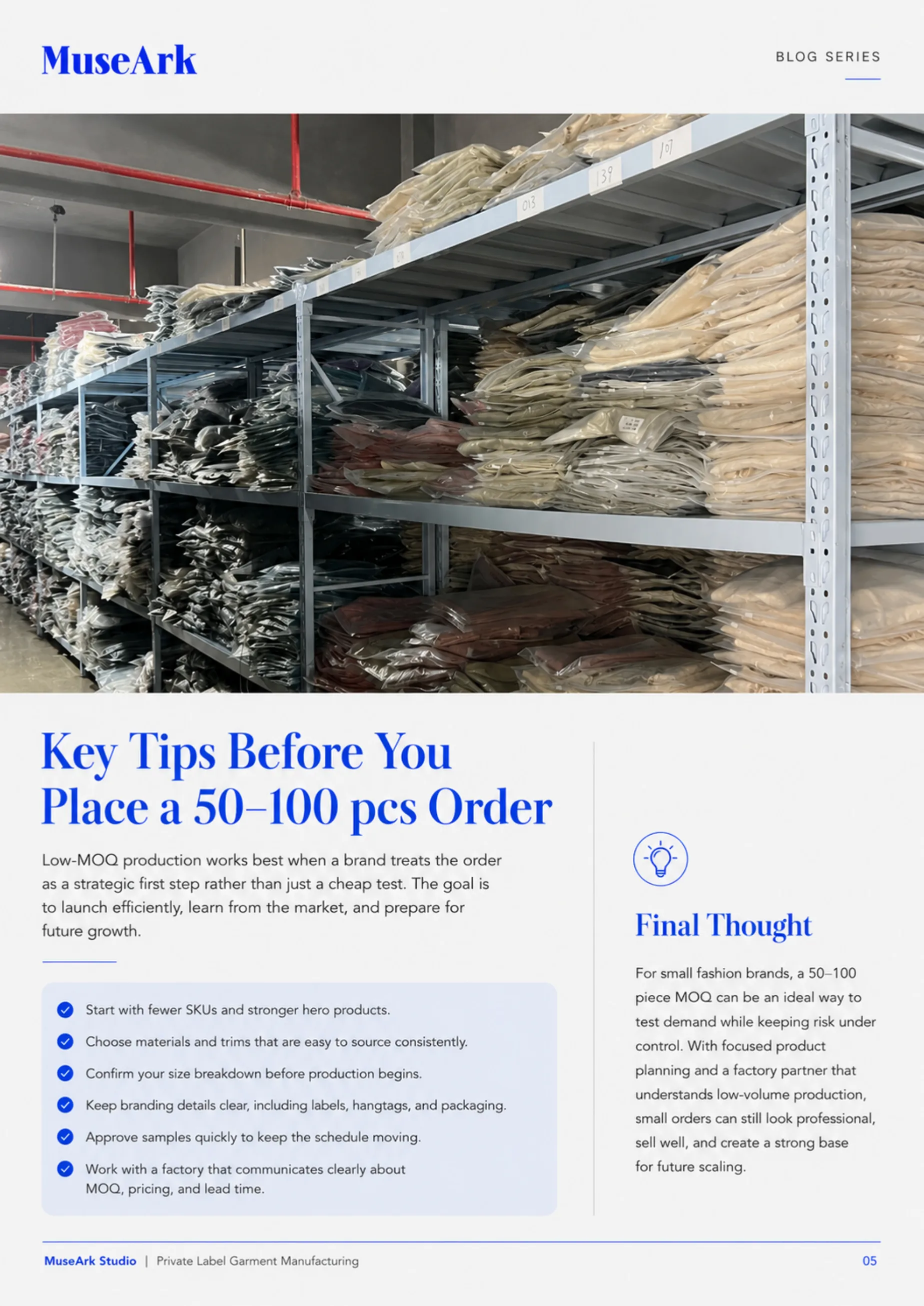 MOQ 50-100 pcs: What Small Fashion Brands Need to Know original article page 5