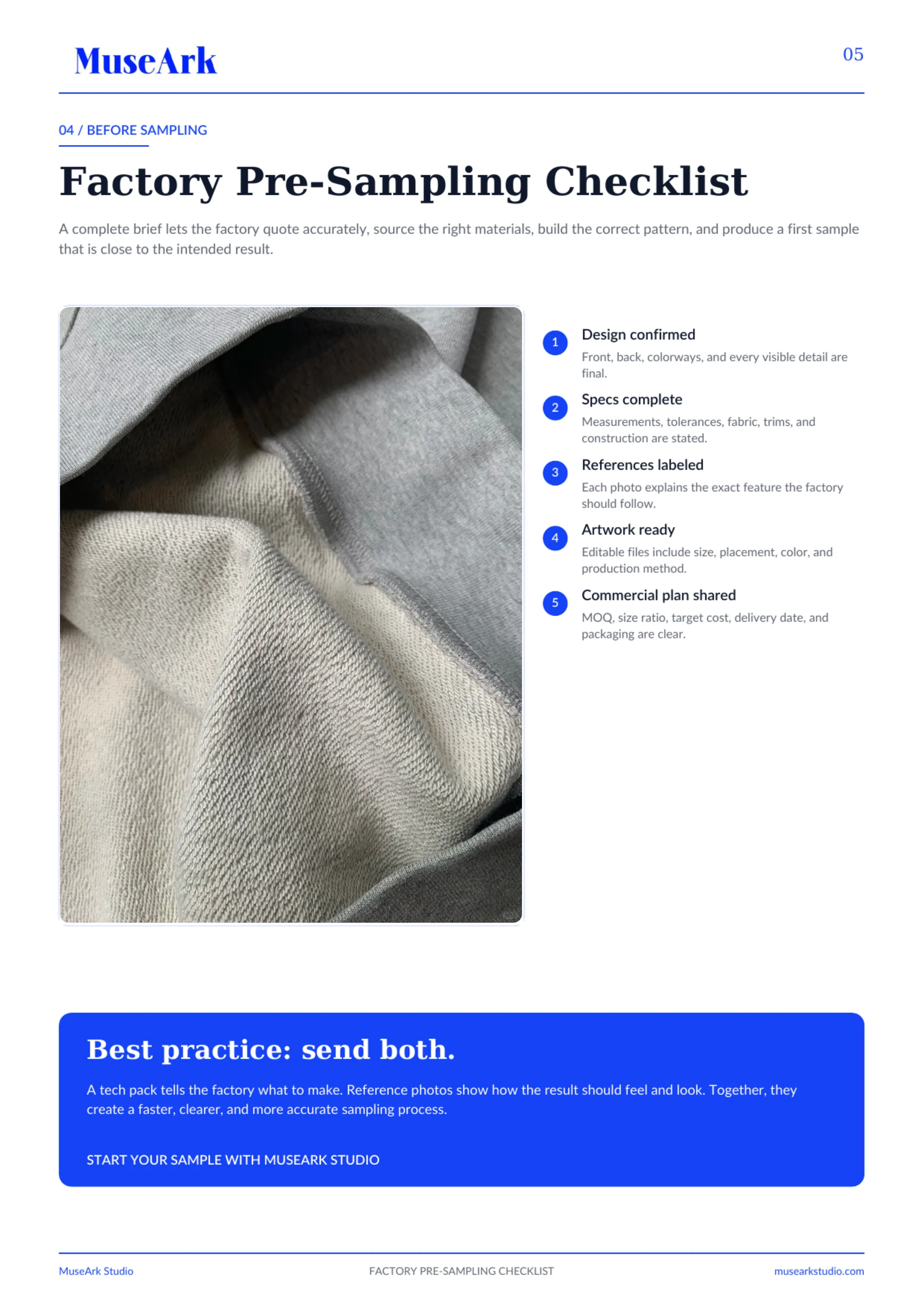 Tech Pack vs Reference Photos: What a Factory Needs Before Sampling original article page 5