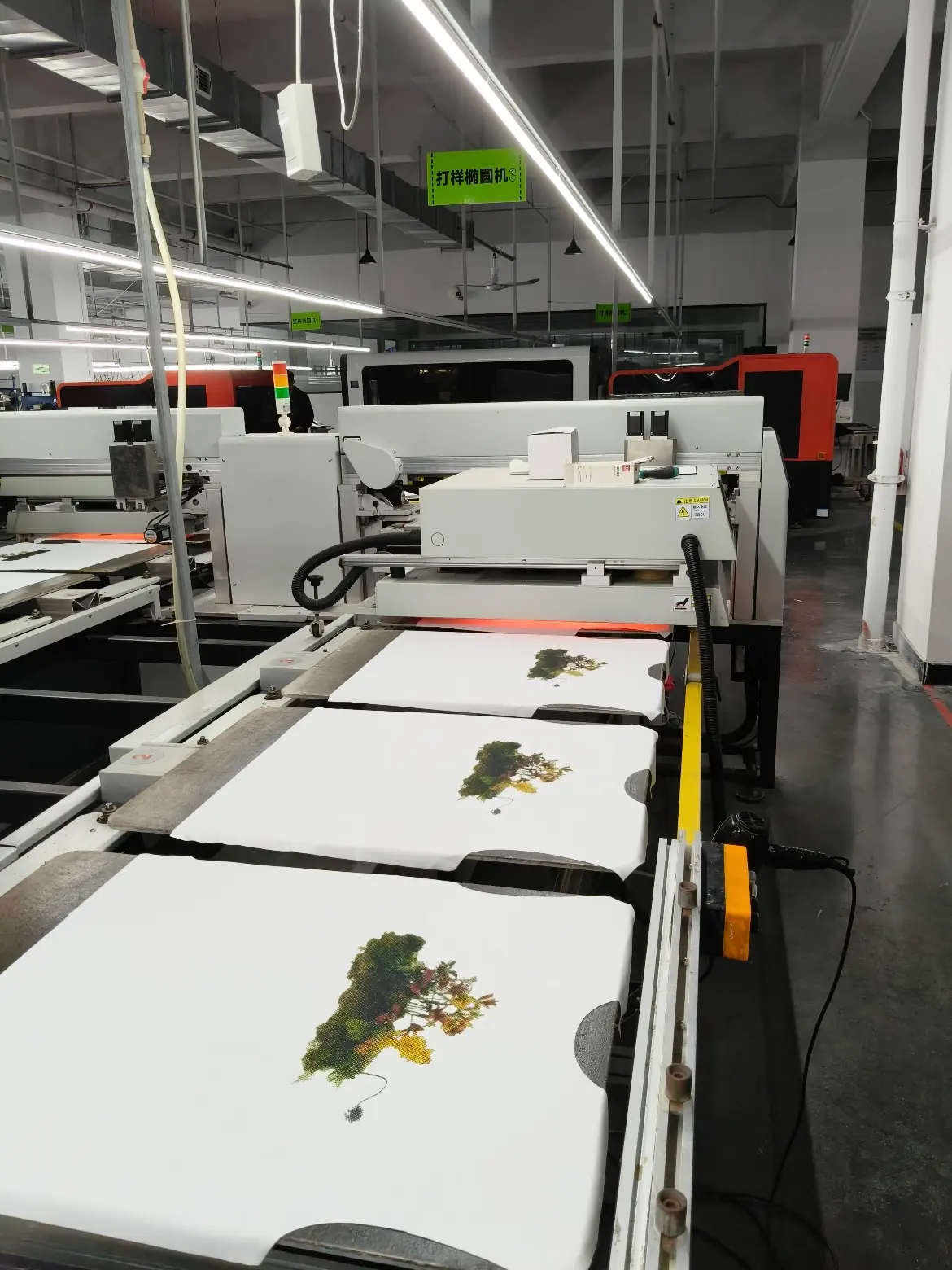 Custom garment production line