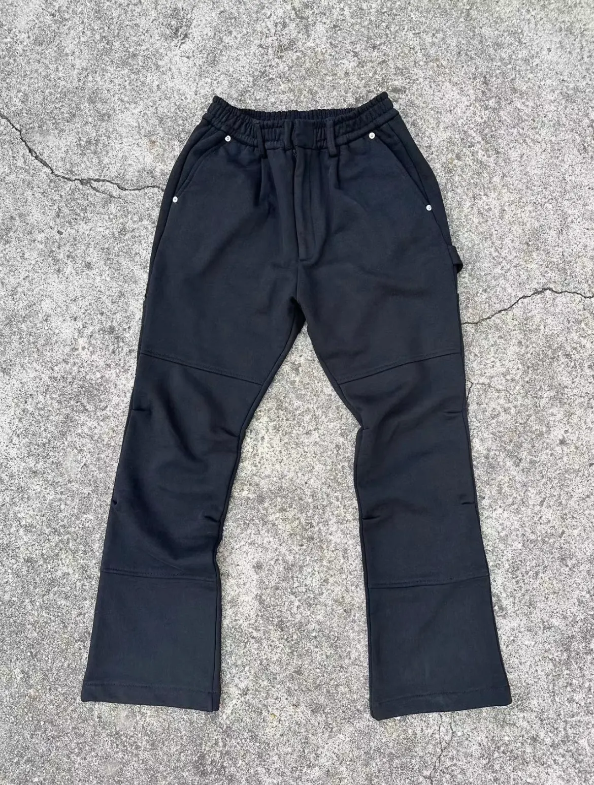 Black custom pants sample