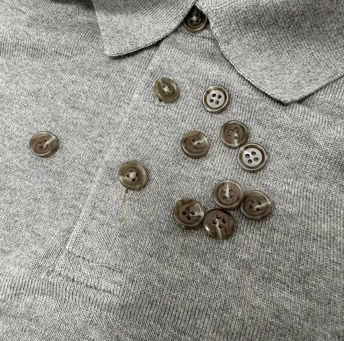 Garment detail and buttons
